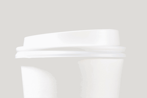 White PS Sip Lid for 12-20oz Hot Cups - This Element Inc.