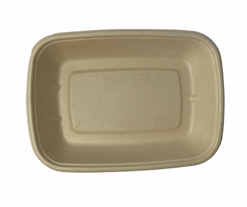 32oz Molded Fiber Rectangular Tray - This Element Inc.